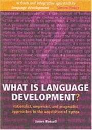Tapa de What is language development?