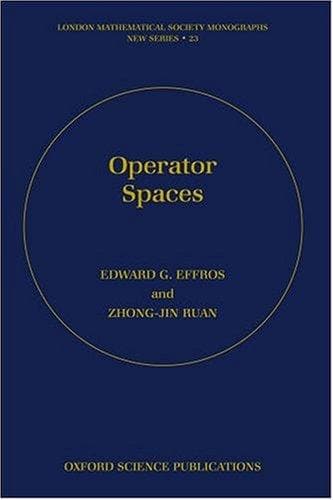 Tapa de Operator spaces
