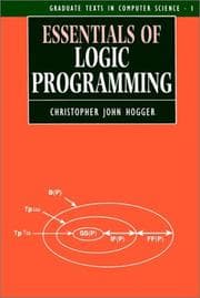 Tapa de Essentials of logic programming