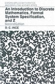 Tapa de An Introduction to Discrete Mathematics, Formal System Specification, and Z