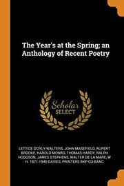 Tapa de The Year's at the Spring; an Anthology of Recent Poetry