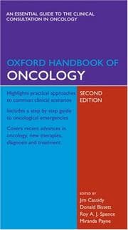 Tapa de Oxford handbook of oncology