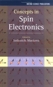 Tapa de Concepts in Spin Electronics (Series on Semiconductor Science and Technology)