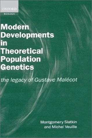 Tapa de Modern Developments in Theoretical Population Genetics
