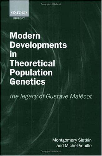 Tapa de Modern Developments in Theoretical Population Genetics