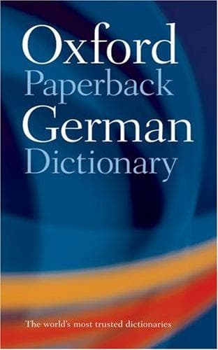 Tapa de The Oxford paperback German dictionary