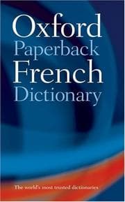 Tapa de The Oxford paperback French dictionary