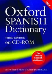 Tapa de Oxford Spanish dictionary