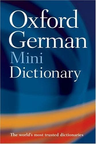 Tapa de Oxford German Minidictionary