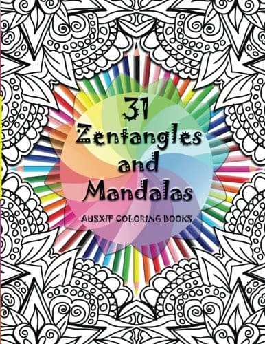Tapa de 31 Zentangles and Mandalas