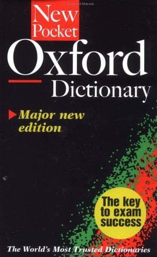 Tapa de The new pocket Oxford dictionary