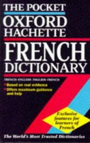 Tapa de The Pocket Oxford-Hachette French dictionary