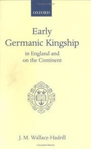 Tapa de Early Germanic Kingship