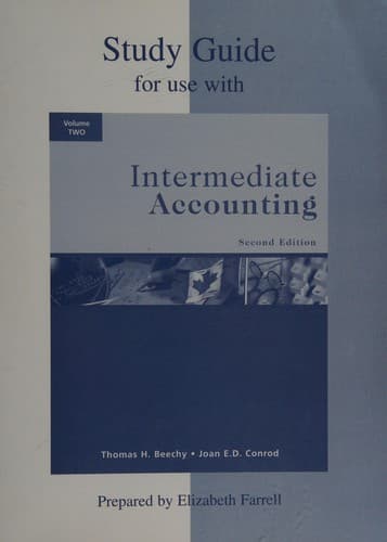 Tapa de Study guide for use with Intermediate accounting, second edition