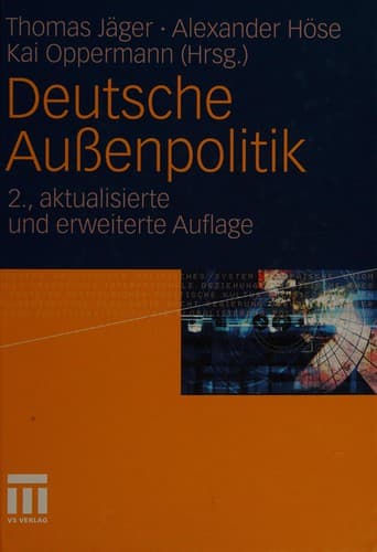 Tapa de Deutsche Aussenpolitik