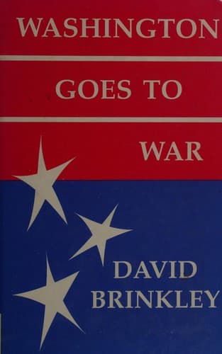 Tapa de Washington goes to war