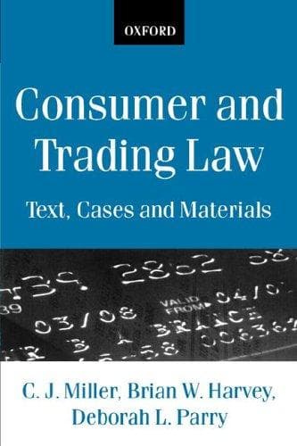 Tapa de Consumer and trading law