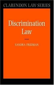 Tapa de Discrimination law