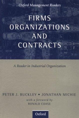 Tapa de Firms, Organizations and Contracts