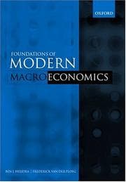 Tapa de Foundations of Modern Macroeconomics