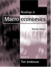 Tapa de Readings in Macroeconomics