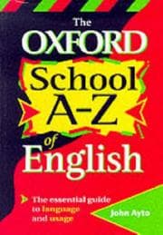 Tapa de The Oxford School A-Z of English