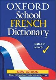 Tapa de Oxford School French Dictionary