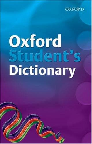 Tapa de Oxford Student's Dictionary (2007 Edition)
