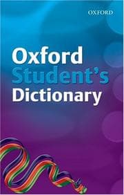 Tapa de Oxford Student's Dictionary (2007 Edition)