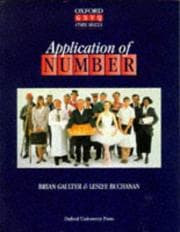 Tapa de Application of Number