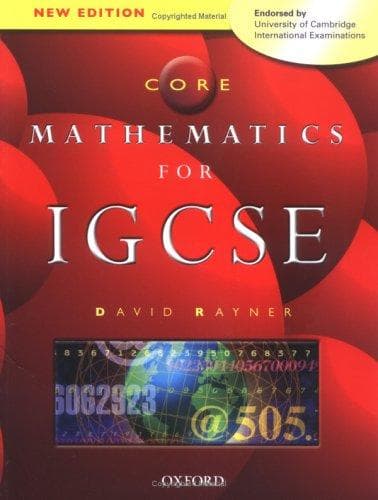 Tapa de Mathematics for IGCSE