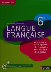 Tapa de Langue française, 6e