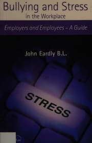Tapa de Employers Guidebook to Bullying and Stress in the Workplace