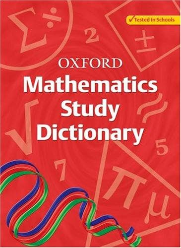 Tapa de Oxford Mathematics Study Dictionary