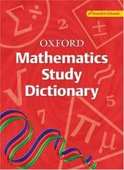 Tapa de Oxford Mathematics Study Dictionary