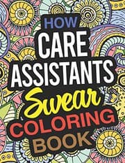 Tapa de How Care Assistants Swear Coloring Book