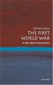 Tapa de The First World War