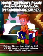 Tapa de Match The Picture Puzzle and Activity Book for Preschool Kids Age 3-5