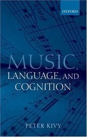 Tapa de Music, Language, and Cognition