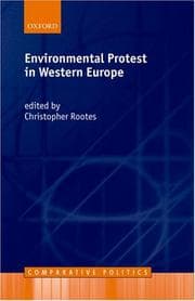 Tapa de Environmental Protest in Western Europe (Comparative Politics)