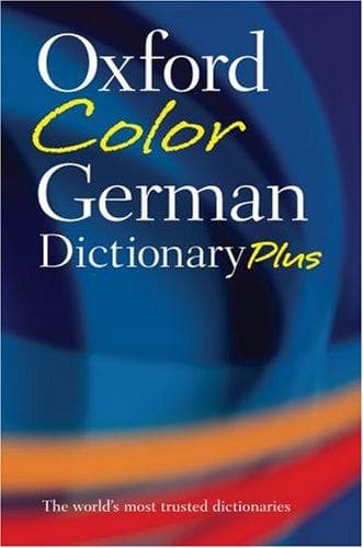 Tapa de Oxford Color German Dictionary Plus