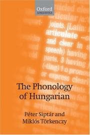 Tapa de Phonology of Hungarian