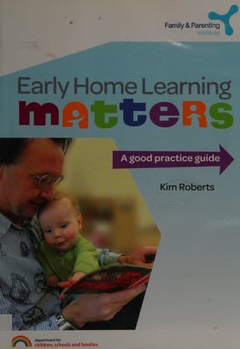 Tapa de Early home learning matters