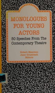 Tapa de Monologues for Young Actors