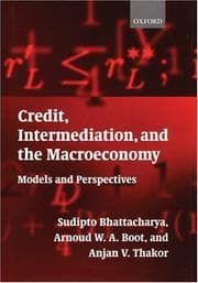 Tapa de Credit, intermediation, and the macroeconomy