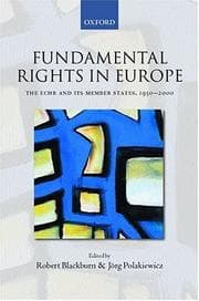 Tapa de Fundamental rights in Europe