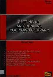 Tapa de Setting up and Running Your Own Company