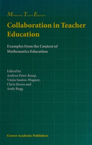 Tapa de Collaboration in teacher education