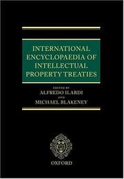 Tapa de International encyclopaedia of intellectual property treaties