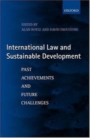 Tapa de International Law and Sustainable Development